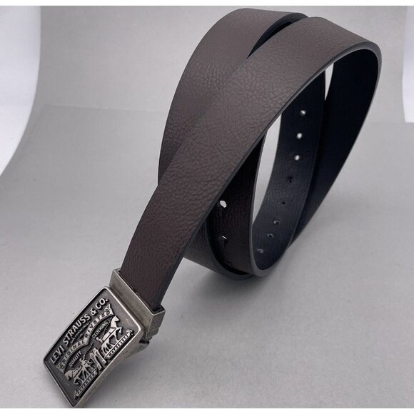 Levi's Other - Levis Reversible Belt Size X-Large  34-36 Synthetic Leather black brown
